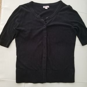 Merona black cardigan small
